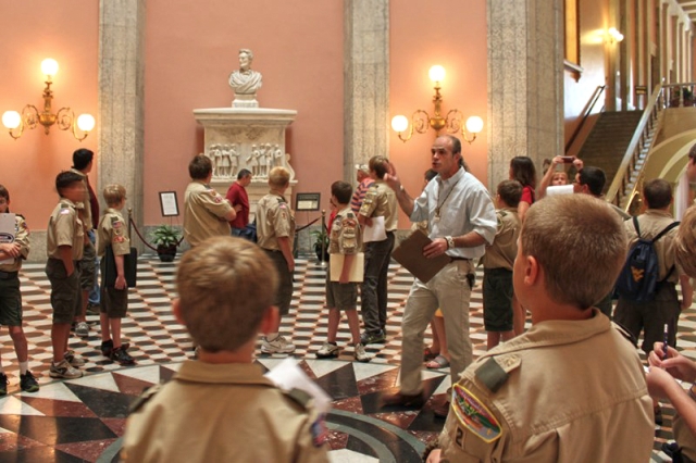 Rotunda tour by Mr. Matheney