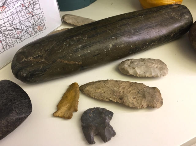 Pre-historic items from the Butler County area