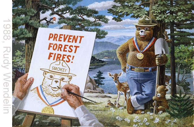 Smokey Bear by Wendelin