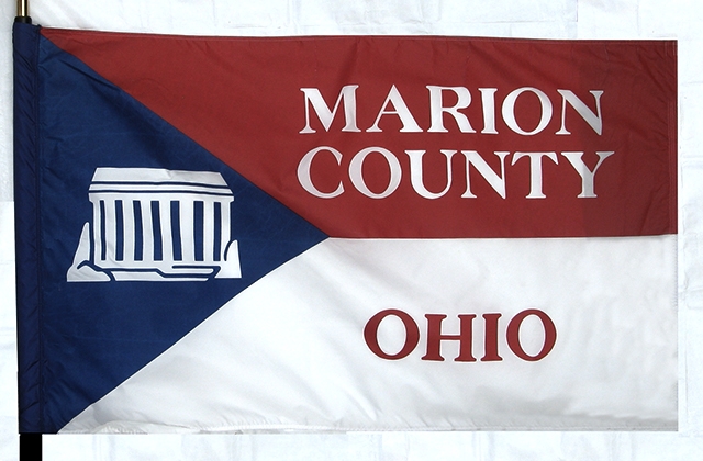 The flag of Marion County, Ohio