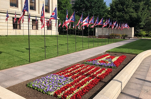 Veterans Plaza at the Ohio Statehouse