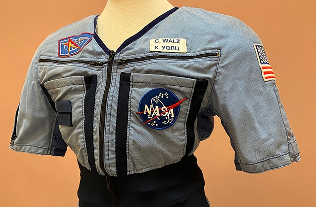 Carl Walz spacesuit